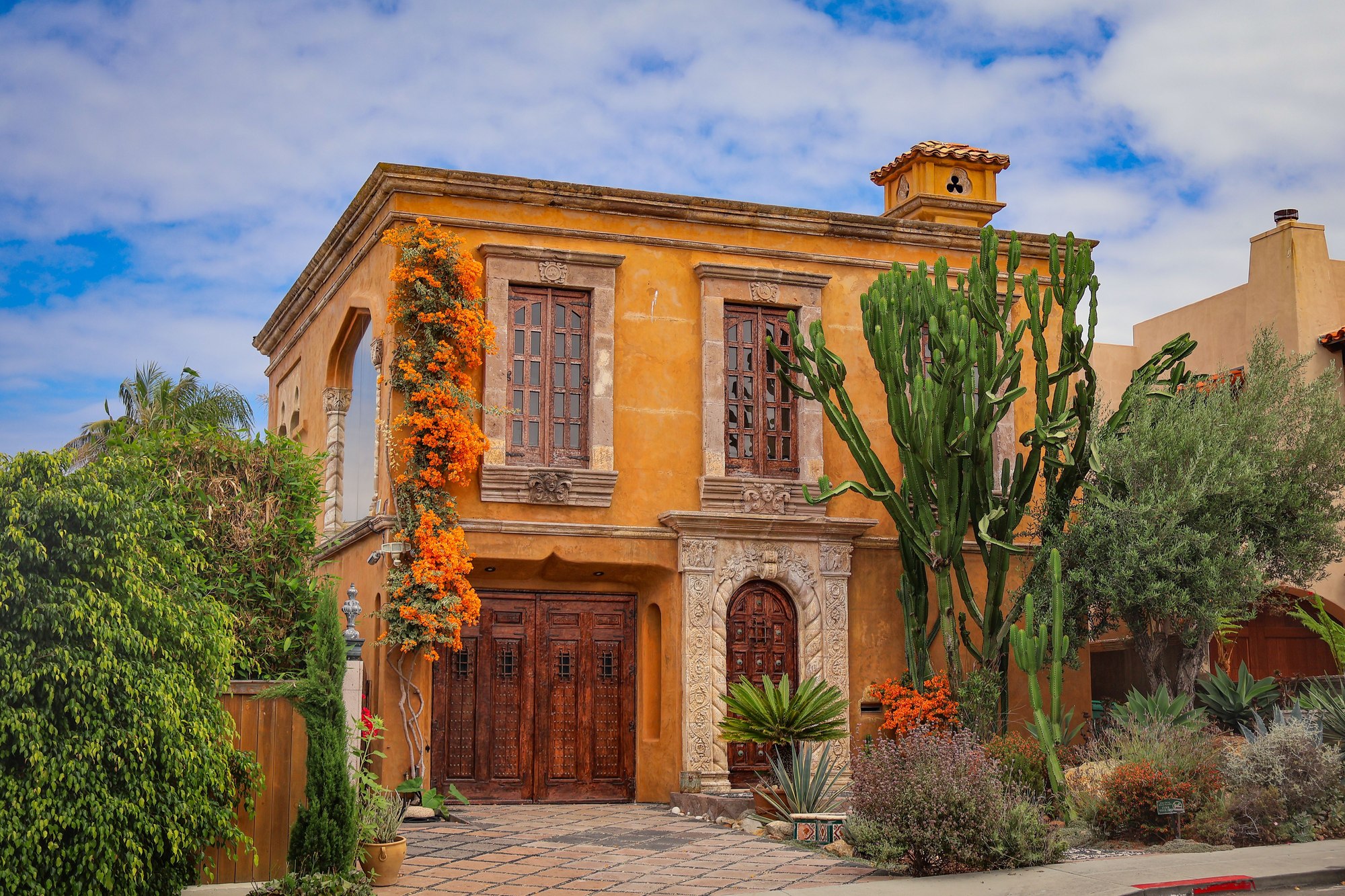 Luxury San Diego home exterior